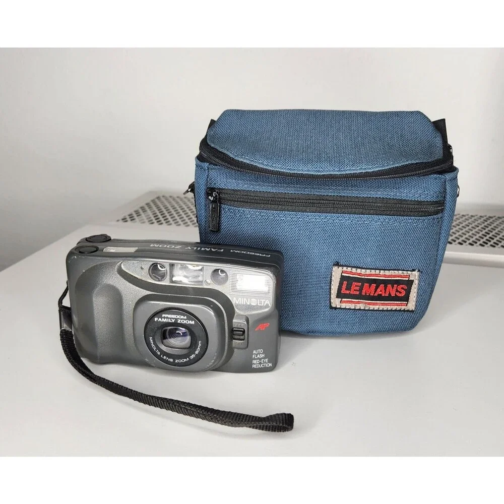 Minolta Freedom Family Zoom Point & Shoot Auto Focus AF 35mm Film Camera Tested